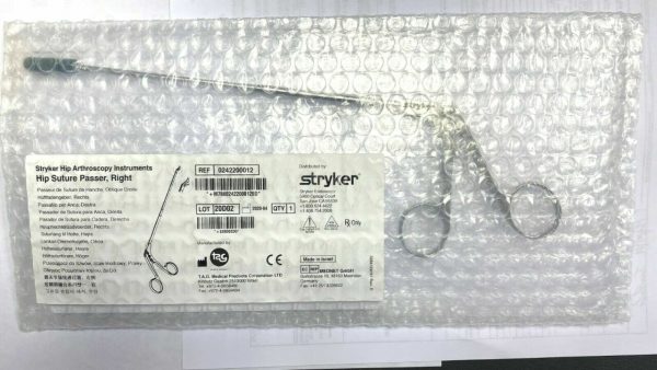STRYKER 0242200012 Surgical Orthopedic 4mm Right Hip Suture Passer 024200-012 - - Image 2